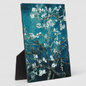 Plaque Photo Vincent Van Gogh Almond Blossoms Dark Turquoise (Côté)