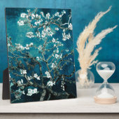 Plaque Photo Vincent Van Gogh Almond Blossoms Dark Turquoise (Côté)