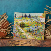 Plaque Photo Vincent van Gogh - Jardin à Arles (Côté)