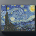 Plaque Photo Vincent van Gogh | La Nuit étoilée, juin 1889<br><div class="desc">The Starry Night,  juin 1889 (huile sur toile),  Gogh,  Vincent van (1853-90) / Museum of Modern Art,  New York,  USA / The Bridgeman Art Library | Numéro de collection d'images : XOS702746</div>
