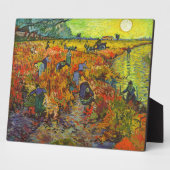 Plaque Photo Vincent van Gogh - Le vignoble rouge (Côté)