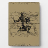 Plaque Photo Vintage Aquarius Constellation par Hevelius 1690 (Devant)