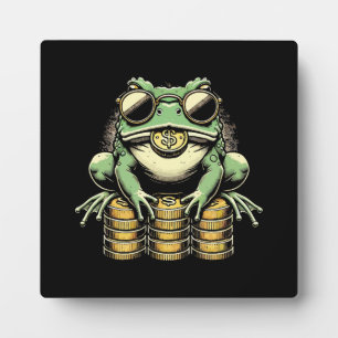 Plaque Photo Vintage, Argent Cool, Lucky Toad, Jin Chan
