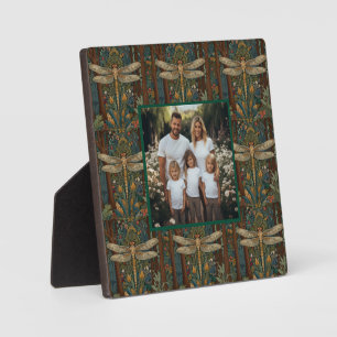 Plaque Photo Vintage art nouveau dragonfly boho chic