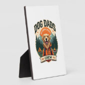 Plaque Photo Vintage Dog Dads Outdoor Sports Crew Golden Retrie (Côté)