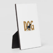 Plaque Photo Vintage Fitness Lifestyle Husky Workout Dog Cartoo (Côté)