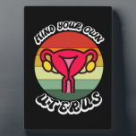 Plaque Photo Vintage Mind Your<br><div class="desc">Vintage Mind Your Own Uterus Cute Feminist Venin Reproductive Rights Shirt Pro Choise Shirt reproductif reproductif,  feminist,  choise,  vintage,  feminism,  venft ideas, my body my choice, girl, women, equality, strong, pink, girl abortion, cuterus, pro choice, uterus womtion, abortion right, lgbtq, female, choise, toxinis</div>