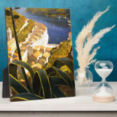 Plaque Photo Vintage Portofino Italie (Côté)