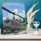 Plaque Photo Vintage Vietnam Uh-1 Huey (Côté)