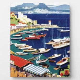 Plaque Photo Vintage voyage Athènes Grèce