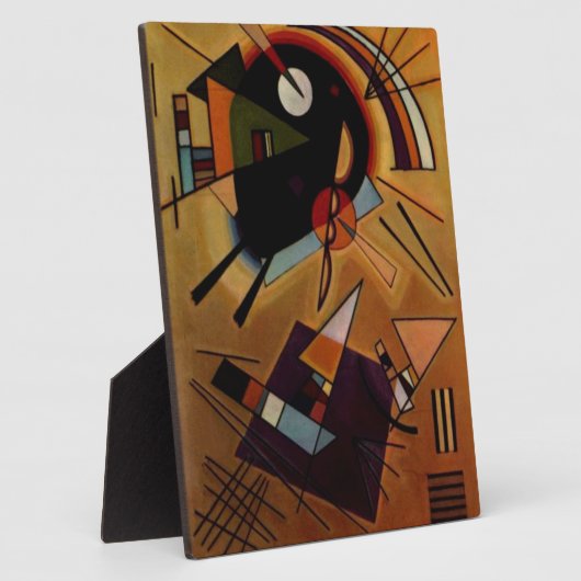 Plaque Photo Violet noir Kandinsky (Côté)