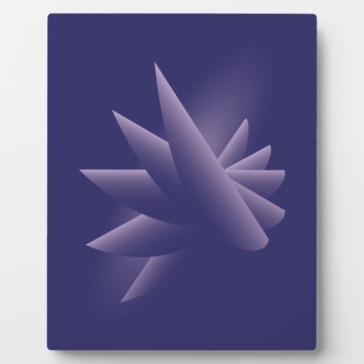 Plaque Photo Violet Wings (Devant)