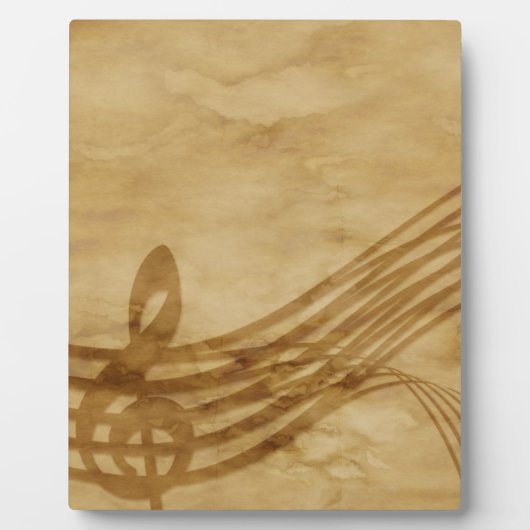 Plaque Photo Violin key (Devant)