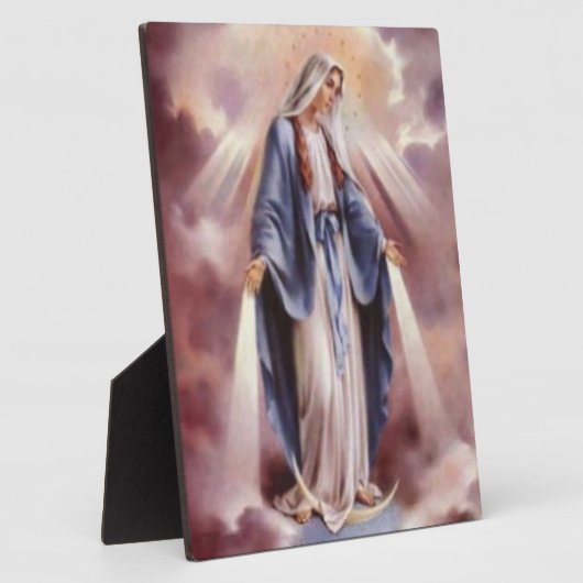 PLAQUE PHOTO VIRGIN MARY (Côté)