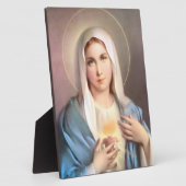 PLAQUE PHOTO VIRGIN MARY (Côté)