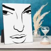 Plaque Photo Visage de Femme (Côté)