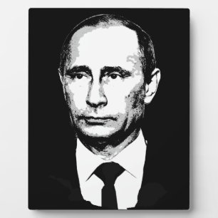 Plaque Photo Visage de Vladimir Poutine