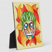 Plaque Photo Visage Grimace (Côté)