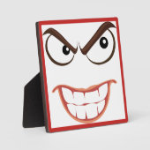 PLAQUE PHOTO VISAGE SINISTRE (Recto)