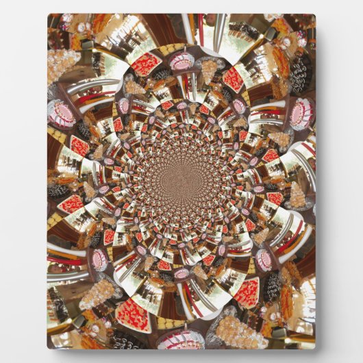 Plaque Photo Vision psychédélique des teintes Brown (Devant)