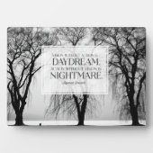 Plaque Photo Vision sans action (Devant)