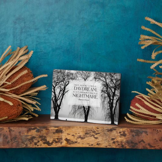 Plaque Photo Vision sans action (Côté)