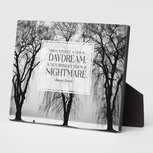 Plaque Photo Vision sans action (Côté)