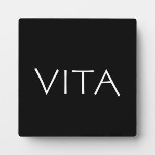 Plaque Photo Vita