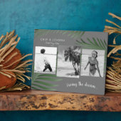 Plaque Photo Vivre le rêve 3 Photo Palm Beach Vacances (Côté)