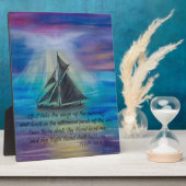 Plaque Photo Voile sur mer Tranquille (Côté)