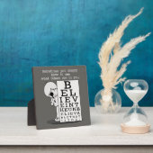 Plaque Photo Voir, c'est croire-oeil (Insitu)