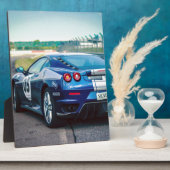 Plaque Photo Voiture Blue Race (Côté)