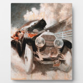 Plaque Photo Voiture contre train par William Harnden Foster (Devant)