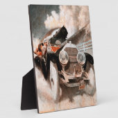 Plaque Photo Voiture contre train par William Harnden Foster (Côté)