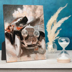 Plaque Photo Voiture contre train par William Harnden Foster