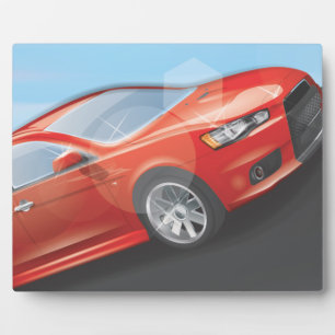 Plaque Photo Voiture de sport