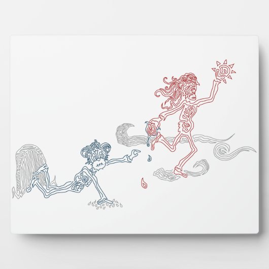 Plaque Photo voleur de singe (Devant)