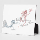 Plaque Photo voleur de singe (Côté)