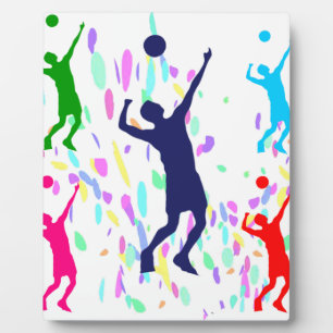 PLAQUE PHOTO VOLLEYBALL