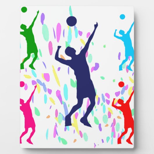 PLAQUE PHOTO VOLLEYBALL (Devant)