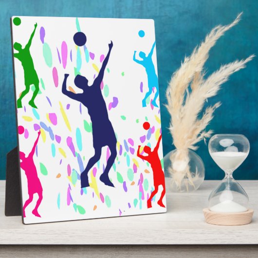 PLAQUE PHOTO VOLLEYBALL (Côté)