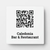 Plaque Photo Votre conception de code QR (Devant)