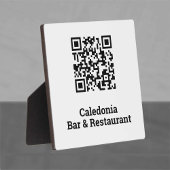 Plaque Photo Votre conception de code QR