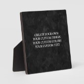 Plaque Photo Votre conception ici - Créez votre propre (Recto)