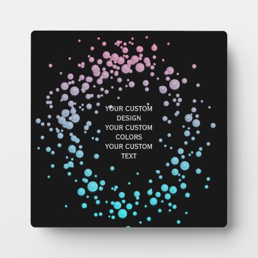 Plaque Photo Votre conception personnalisée ici - (Devant)