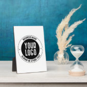 Plaque Photo Votre logo ou votre conception d'entreprise | Text (Côté)