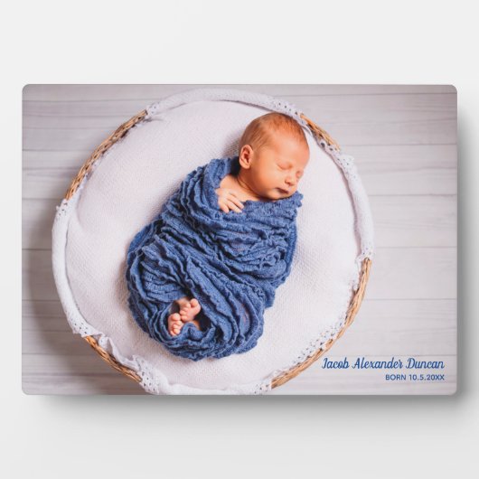 Plaque Photo Votre photo avec socle intégré (Devant)