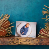 Plaque Photo Votre photo avec socle intégré (Côté)