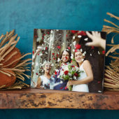 Plaque Photo Votre photo de mariage (Côté)