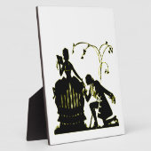 Plaque Photo "Voulez-vous m'épouser ?" Silhouette (Côté)